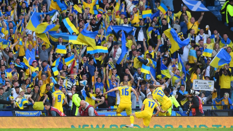 Ukraine play in Dublin in the Nations League on Wednesday