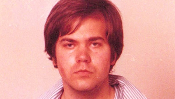 John Hinckley in a mugshot taken on 30 March, 1981