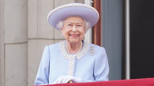 Britain's Queen Elizabeth II watches from the balcony during the Trooping the Colour ceremony as the Queen celebrates her official birthday, on day one of the Platinum Jubilee celebrations / Images: PA