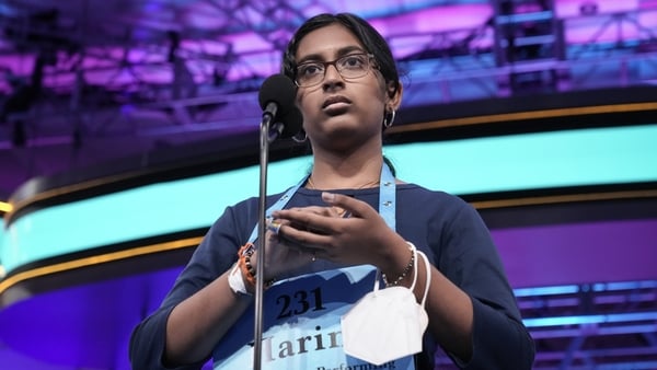 Harini Logan took top spot after spelling 21 words out of 26 correctly