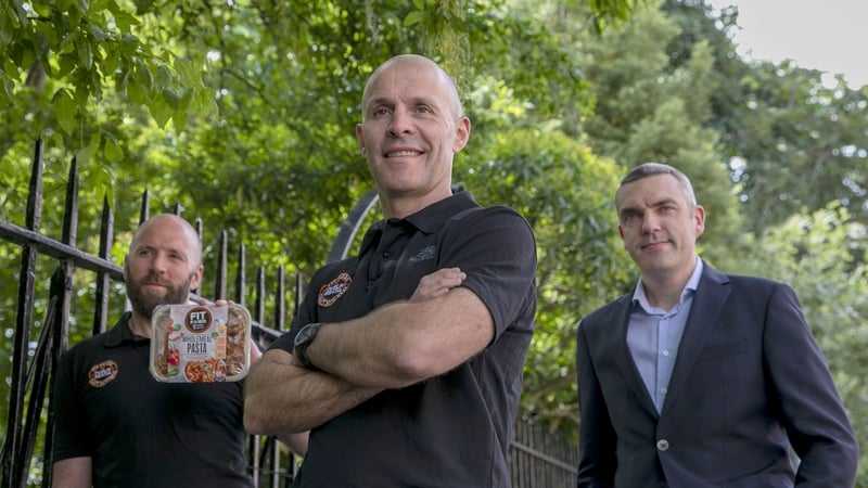 David and Brian O'Leary of Dublin Meat Company and Joe Higgins of BGF