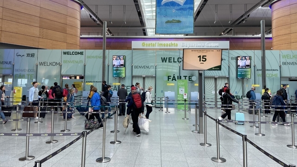 Dublin Airport T2 seen at 1pm today