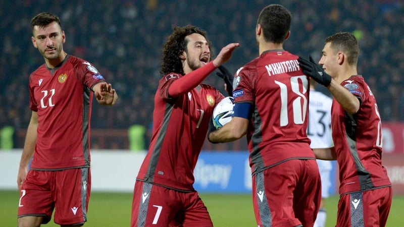 Armenia's last competitive game was a 4-1 defeat to Germany in November
