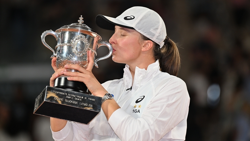 Iga Swiatek savours her success