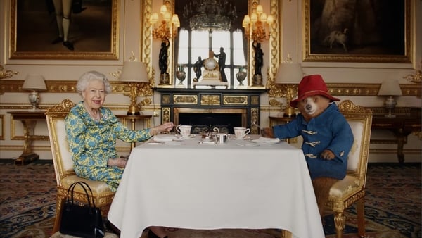 The two-and-a-half-minute film brought back memories of Queen Elizabeth's James Bond skit for the London 2012 Olympic opening ceremony