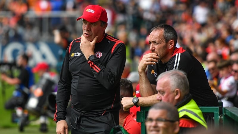 Tyrone joint-managers Feargal Logan and Brian Dooher are left to ponder why their side could not repeat the highs of 2021