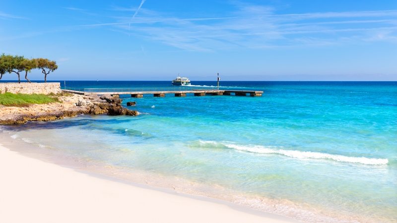 Corey Aughey had been holidaying in Majorca when the incident happened