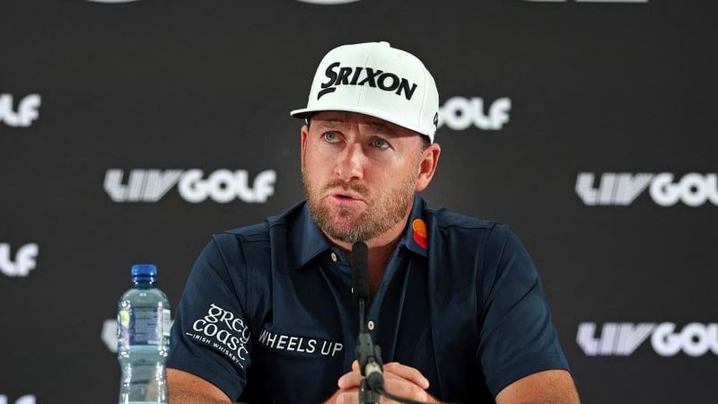 Graeme McDowell spoke to the press ahead of the LIV Golf Invitational Series