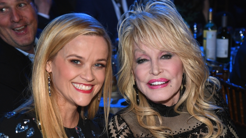 Reese Witherspoon and Dolly Parton