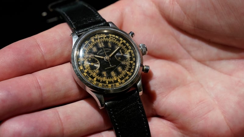 The Rolex Stainless steel chronograph wristwatch was worn by RAF Lt Gerald Imeson
