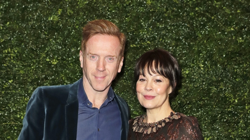 Damien Lewis and Helen McCrory pictured together in 2020