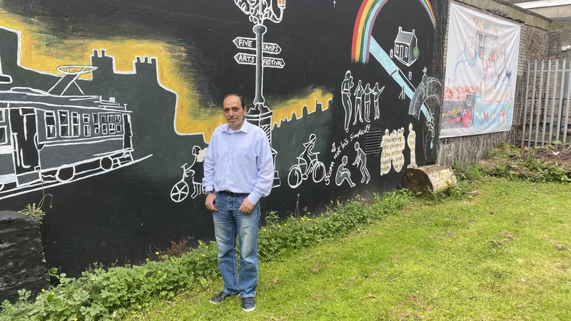 Hussam has spent the last six months living in emergency accommodation, in a hotel in an industrial area on the outskirts of Dublin