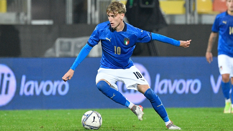 Nicolo Rovella scored Italy's equaliser