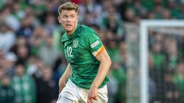 Nathan Collins has made a mark as part of Ireland's back three