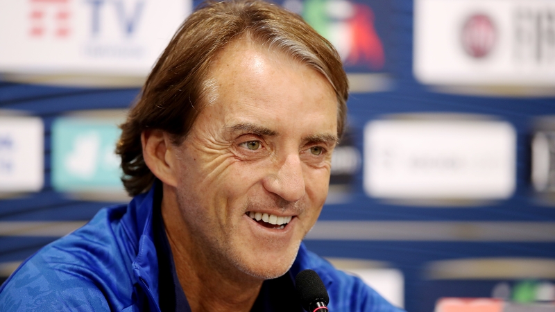 Italy boss Roberto Mancini