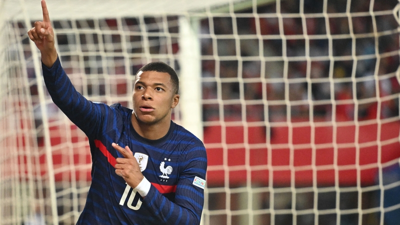 Mbappe netted his 27th senior international goal in Vienna