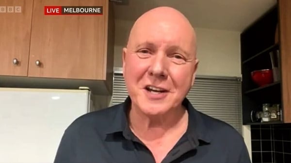 Alan Fletcher spoke about the end of Neighbours on BBC Breakfast, image via BBC Breakfast/Twitter