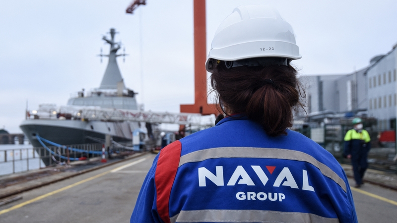 The Naval Group military shipyard was affected by the deal (file image)