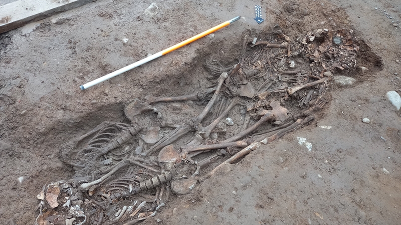 It's hoped ongoing post-excavation work will provide greater clarity on the burial date (Image: John Cronin & Associates)