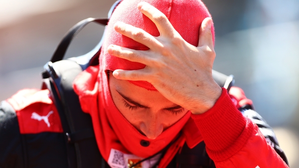 Charles Leclerc was handed a 10 place penalty