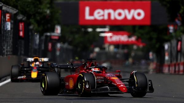 The championship advantage has swung from Leclerc (r) to Verstappen (l) in recent races