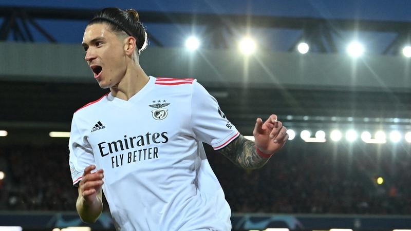 Uruguayan striker Darwin Nunez is heading to Anfield