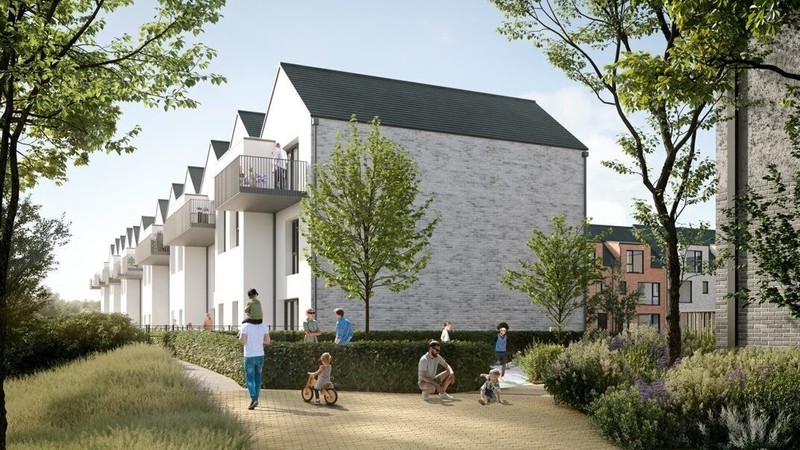 The 169 new homes will be a combination of one and two bed apartments, three-bed duplexes - and two, three and four bedroom houses.