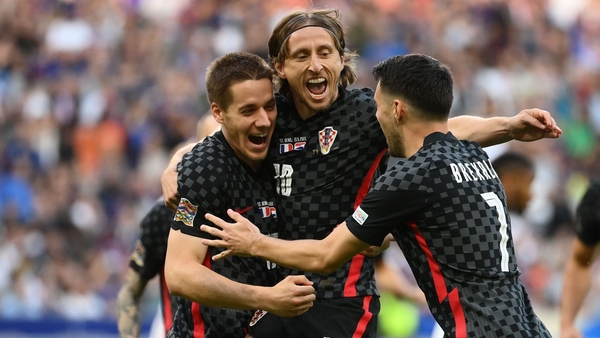 Luka Modric scored his 22nd goal in his 152nd game for Croatia on Monday night