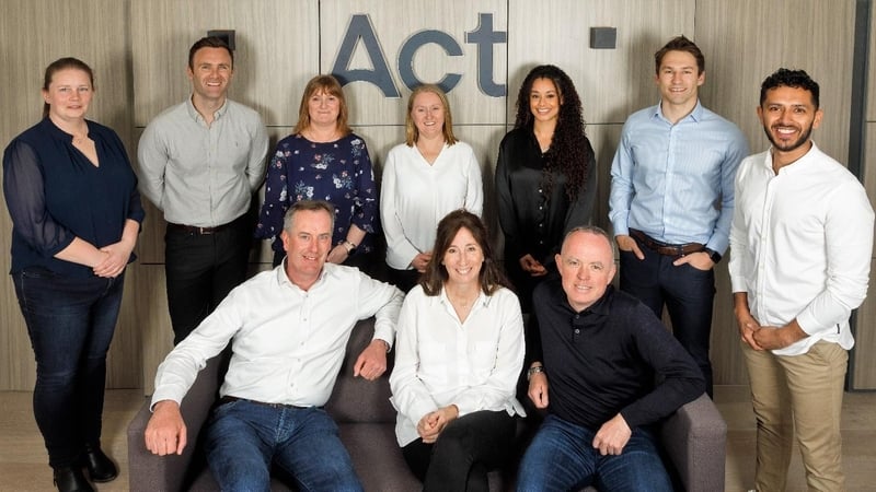 (from left to right) Sarah Matthews, Andrew O'Neill, Lorraine Paton, John Flynn, Cathy McBride, Debbie Rennick, Shanice Callinan, John O'Sullivan, Conor Mills and Vaibhav Tandon