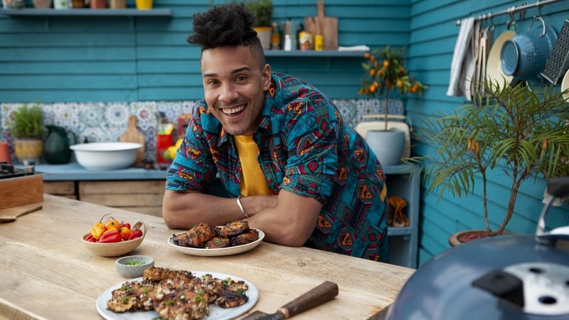 Nico's jerk chicken & jerk cauliflower