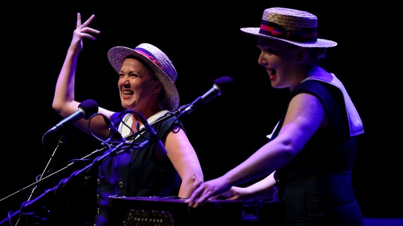 Seaside Girls Darina Gallagher and Sinead Murphy celebrate Ulysses on Sunday Miscellany