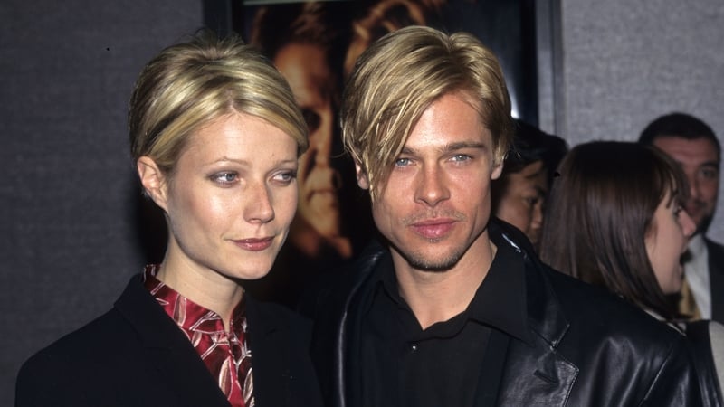 Gwyneth Paltrow and Brad Pitt at the premiere of Pitt's thriller The Devil's Own in 1997 Photo: Getty Images