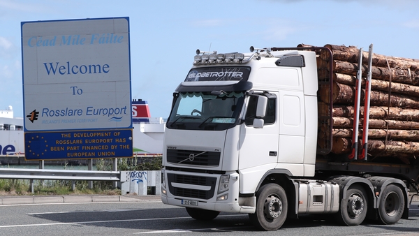 A total of 40.8 million tonnes of goods were transported by road in the first quarter of 2022, up 19% on last year