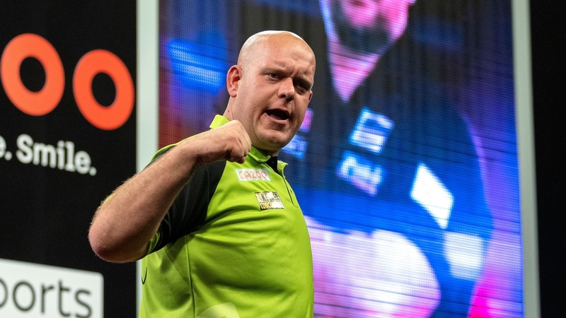 Michael van Gerwen claimed a sixth Premier League title
