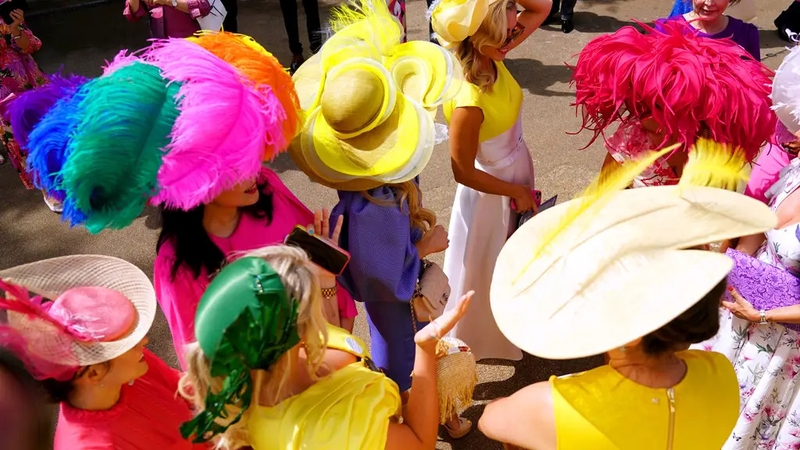 On Ladies Day so many beautiful, bold and baffling hats are on display.