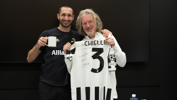With Juventus and Italy legend Giorgio Chiellini