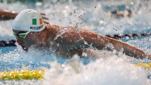 Barry McClements is in the pool for his final on Friday evening