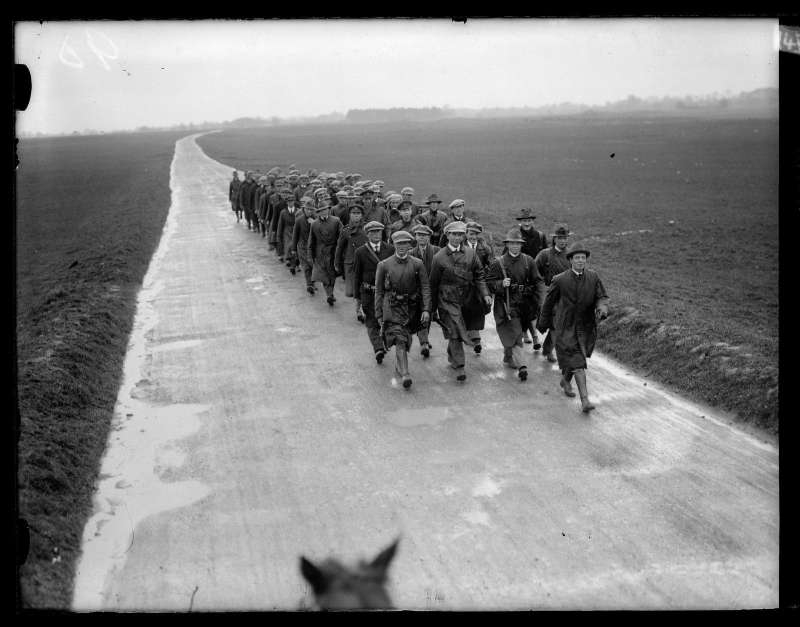 New recruits for the Free State Army arrive at the Curragh, spring, 1922. It was far from ready for a showdown with the anti-Treaty IRA (Credit: RTÉ Photographic Archive, the Cashman Collection)