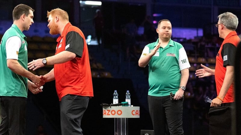 Willie O'Connor (left) and Steve Lennon averaged 88.26