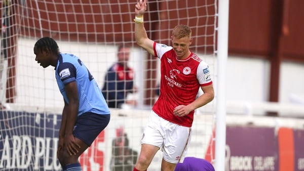 Eoin Doyle of St Patrick's Athletic celebrates