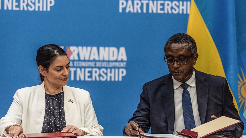 Priti Patel hailed the UK-Rwanda agreement as a 'world-first'
