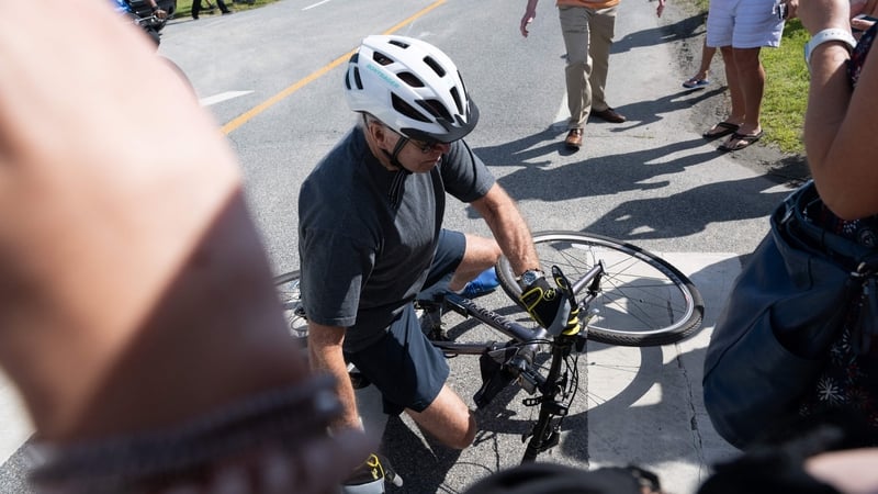 As the oldest US president, Mr Biden's health is the subject of constant attention