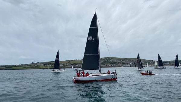 A total of 46 boats set sail today