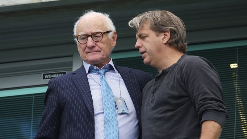Buck (l) with new Chelsea owner Todd Boehly