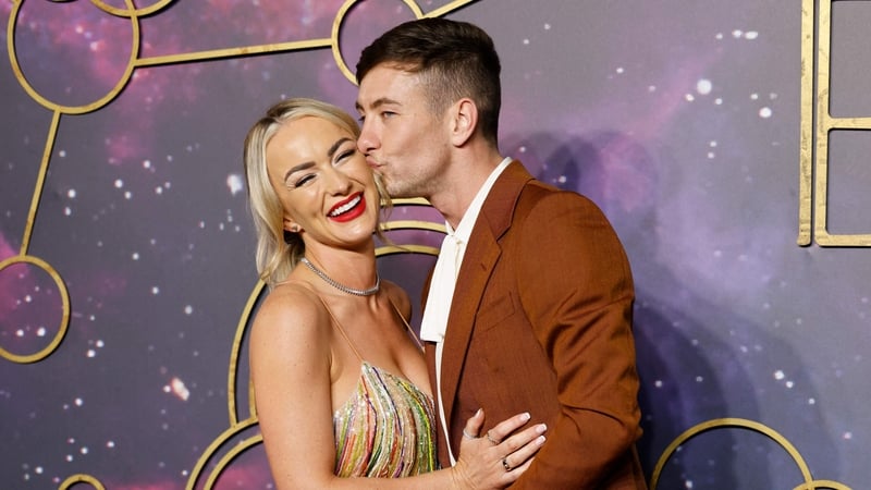 Alyson Sandro and Barry Keoghan, pictured at the premiere of his film Eternals in London in October 2021