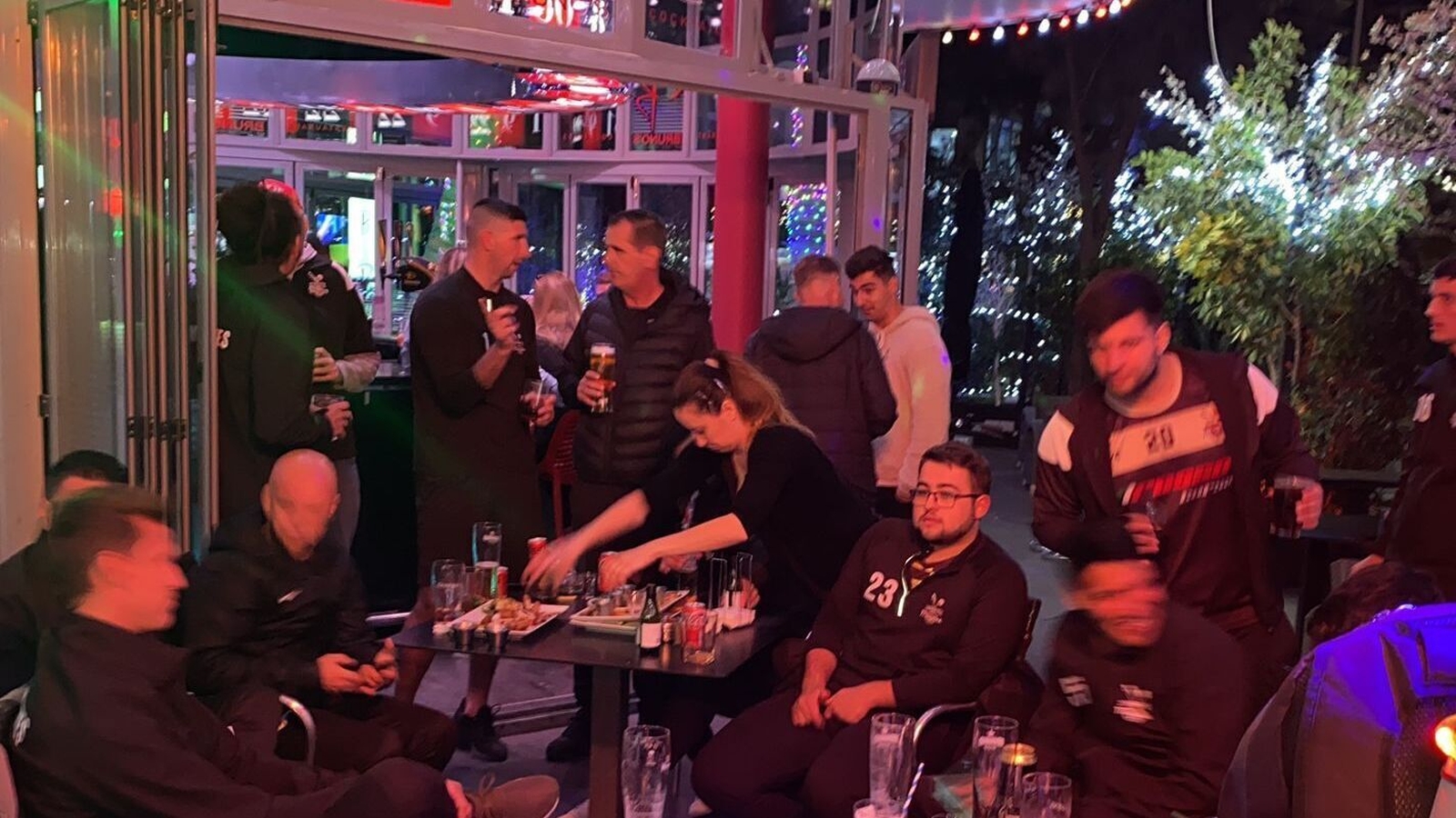 Players and fans use Bruno's after each game