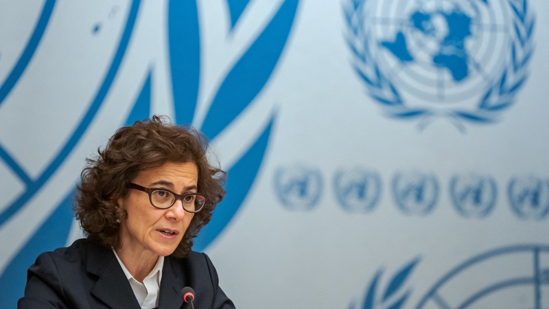 UN deputy human rights chief Nada Al-Nashif presented the report on Iran, decrying that executions in the country were on the rise