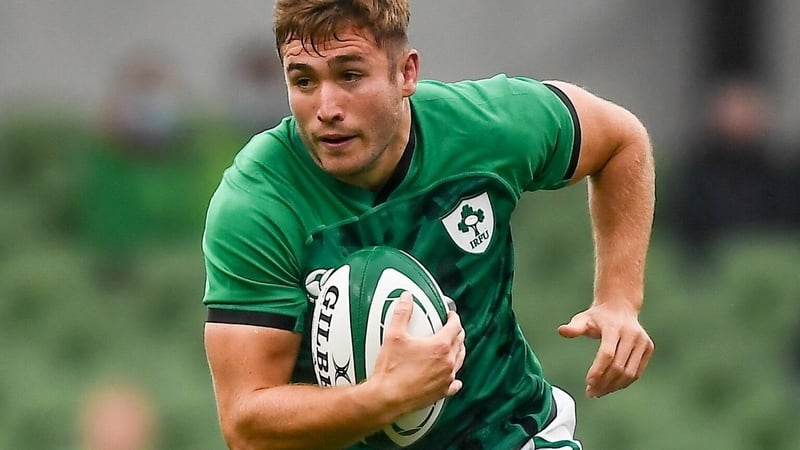 Jordan Larmour won the most recent of his 30 caps against Japan last July