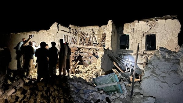 Search and rescue operations continue after an earthquake shook the border province of Paktika, Afghanistan