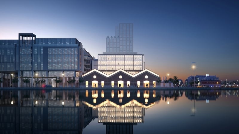 Number 10-12 Hanover Quay was designed by O'Mahony Pike Architects with Mola Architecture